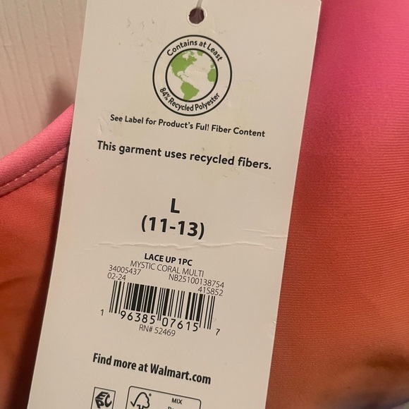 🔴 3/$12 Junior’s Colorful One Piece Swimsuit. NWT! - Picture 2 of 4
